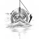 rescue swimmer tattoo design idea