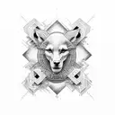 cristo tattoo design idea