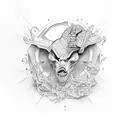 cristo tattoo design idea