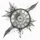 right person, wrong time tattoo design idea