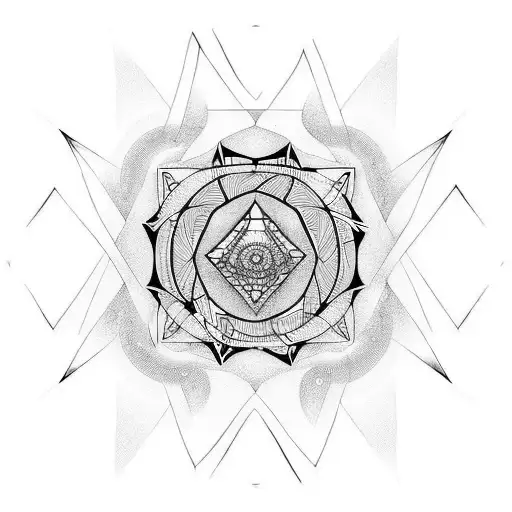 quantum state of emotions tattoo design idea