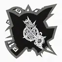 ancient gear yu gi oh tattoo design idea