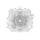 industrial tattoo design idea