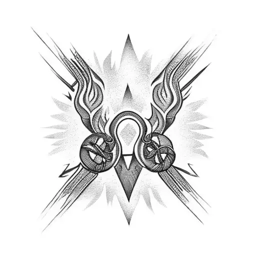 flame sleeve tattoo design idea