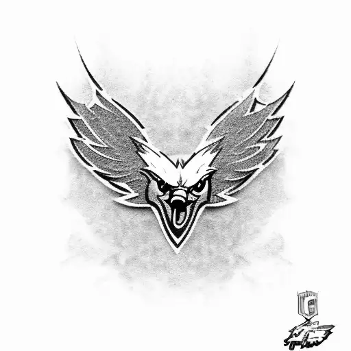 philadelphia eagles  tattoo design idea