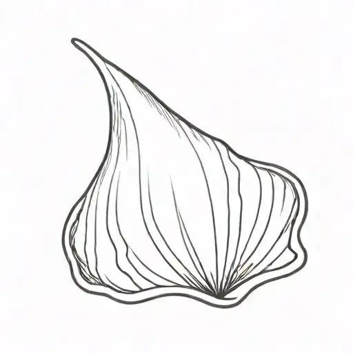  a seashell. I want to see simple beauty and femininity like the birth of Venus  tattoo design idea