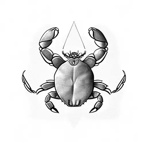 Crab tattoo design idea