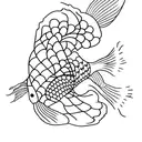 goldfish tattoo design idea