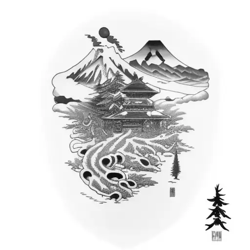 Arizona snowboarding tattoo design idea