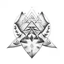 Zelda triforce tattoo design idea