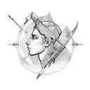 Sagittarius archer tattoo design idea