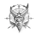 Sagittarius archer tattoo design idea