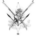 Sagittarius archer tattoo design idea