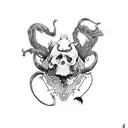 fiddle with tattoo design idea