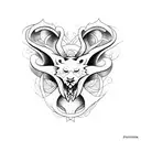 fiddle with tattoo design idea