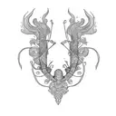 fiddle with tattoo design idea