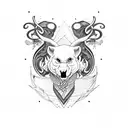 fiddle with tattoo design idea