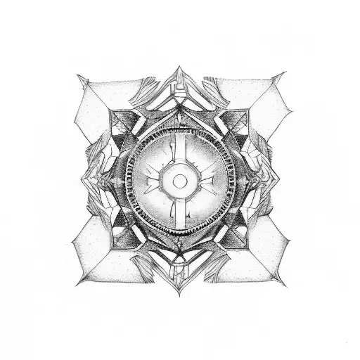 3 broken halos  tattoo design idea