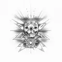 3 broken halos  tattoo design idea