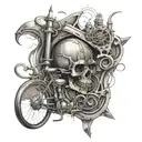 Trap tattoo design idea