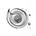 Nautilus tattoo design idea