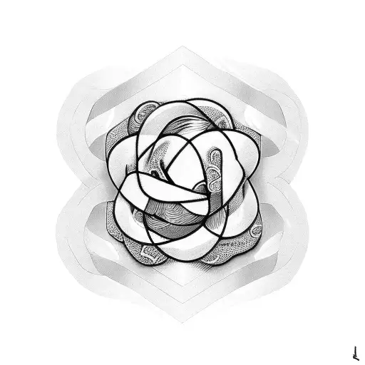 breast cancer simple tattoo design idea