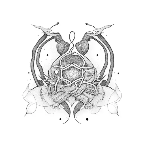 breast cancer  tattoo design idea