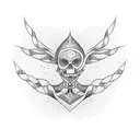 breast cancer simple tattoo design idea