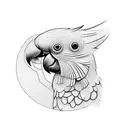 cockatoo tattoo design idea