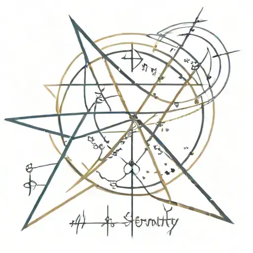 coordinates of a star over words saying for eternity  tattoo design idea