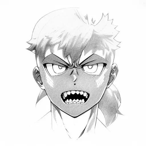 my hero academia tattoo design idea