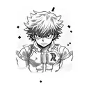 my hero academia tattoo design idea