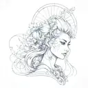 Fan Keyi tattoo design idea