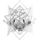 Icarus fallen tattoo design idea