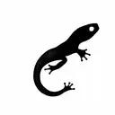 Salamander tattoo design idea