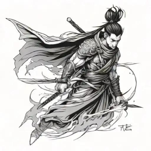 Yasuo tattoo design idea