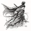 Yasuo tattoo design idea