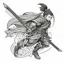 Yasuo tattoo design idea