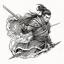 Yasuo tattoo design idea