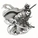 Yasuo tattoo design idea