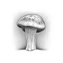 mushroom roots  tattoo design idea