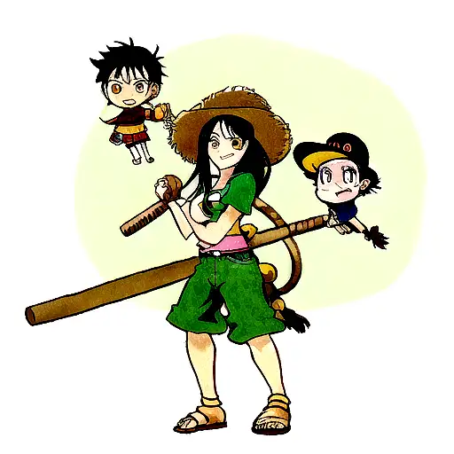 Nico Robin, Monkey D. luffy, Rononoa Zoro, tony tony chopper tattoo design idea