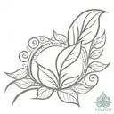 wizard101 life school leaf tattoo design idea