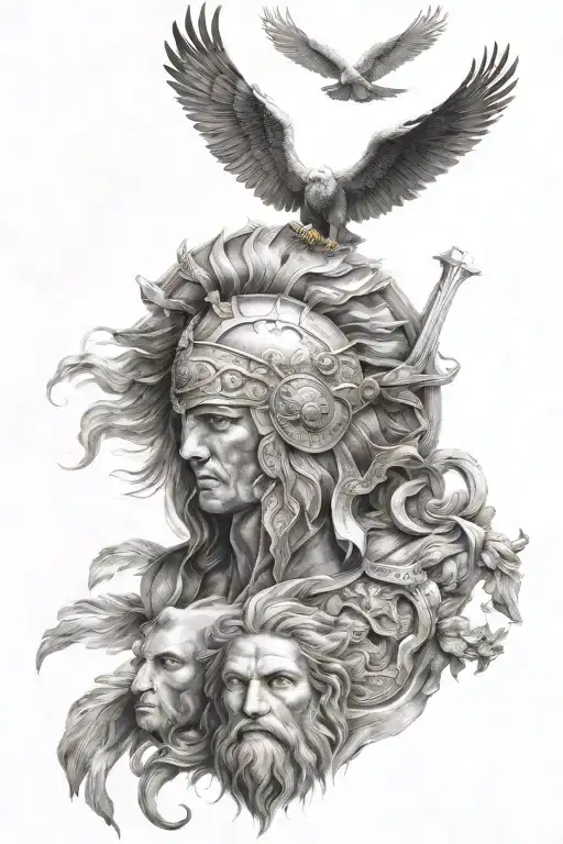 Alexander the great's conquests tattoo design idea
