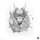 cool tattoo for patchwork sleeve tattoo design idea