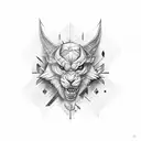 cool tattoo for patchwork sleeve tattoo design idea