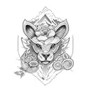 cool nature tattoo for patchwork sleeve tattoo design idea