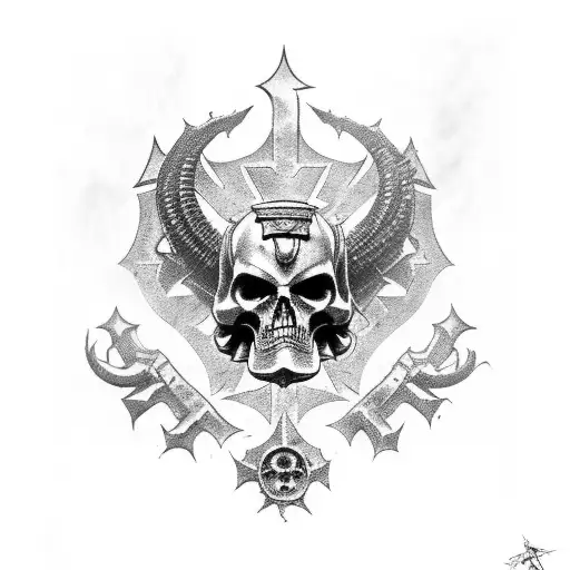 A Death Korps of Krieg, Warhammer 40k tattoo design idea
