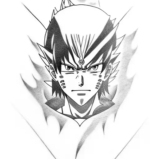 anime eyes tattoo. must include itachi uchiha, natsu dragneel, ichigo kurosaki, goku, sukuna and asta tattoo design idea