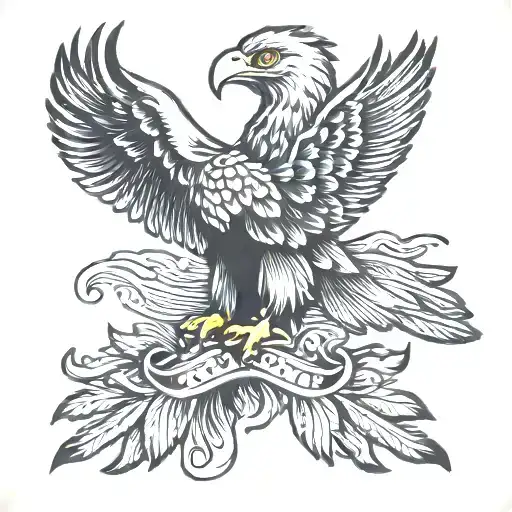 eagle tattoo design idea